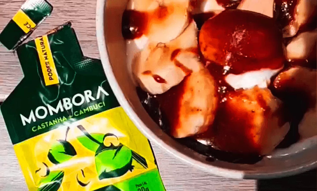 Iogurte com Banana castanha e cambuci