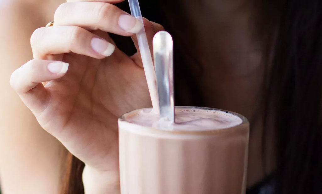 Shake Latte de coco e cajá