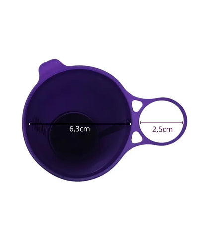 Copo de silicone flexível - Roxo