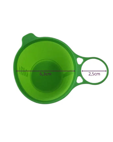 Copo de silicone flexível - Verde