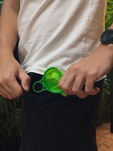 Copo de silicone flexível - Verde