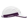 Boné Five Panel - Aba Reta - Branco e Roxo