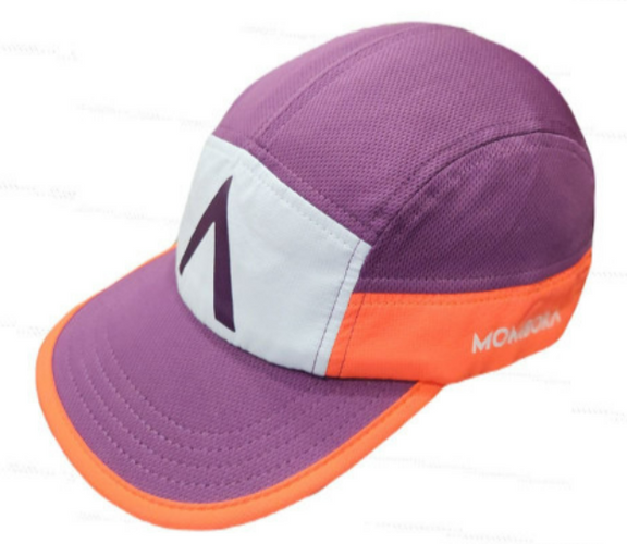 Boné Five Panel - Aba Reta Colorido Roxo