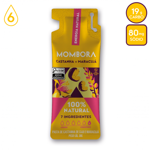 Gel Mombora - Castanha de Caju e Maracujá