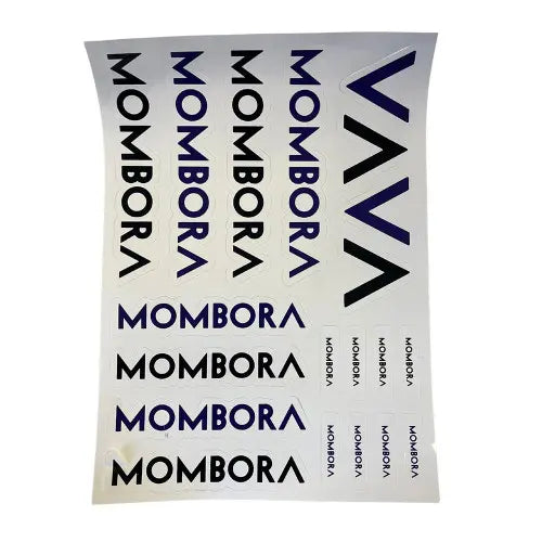 Cartela de adesivo fundo branco A5