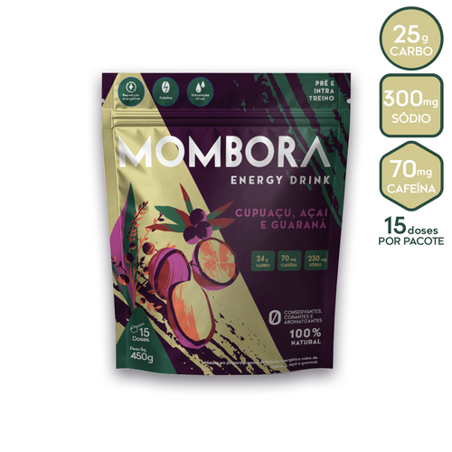 Carbo em pó - Açaí e Guaraná - 450g