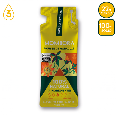 Gel Mombora - Mousse de Maracujá