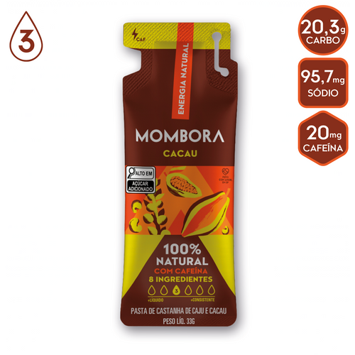 Gel de carboidrato - Cacau e Castanha de Caju - Código antigo