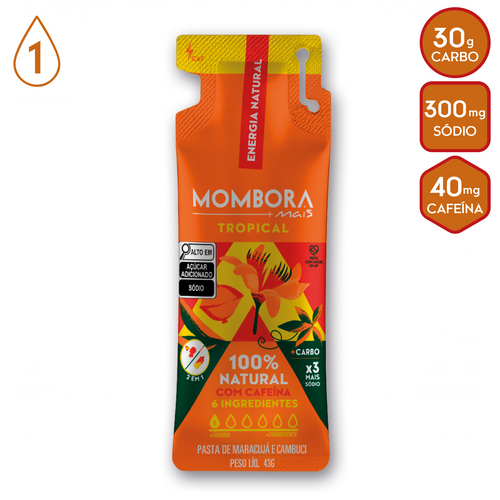Gel Mombora - Tropical Mais com cafeína
