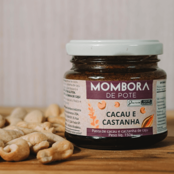 Pasta de Cacau e Castanha - Pote 150g