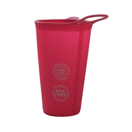 Copo de silicone flexível - Rosa