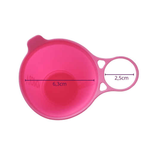 Copo de silicone flexível - Rosa
