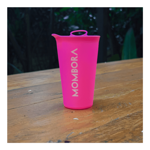 Copo de silicone flexível - Rosa
