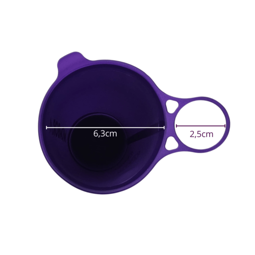 Copo de silicone flexível - Roxo