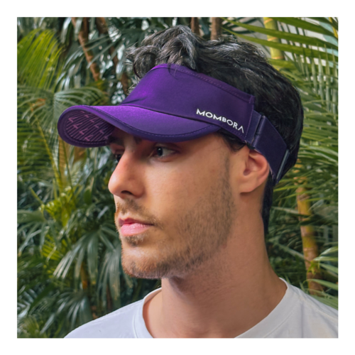 Viseira Esportiva com Regulagem  - Roxa
