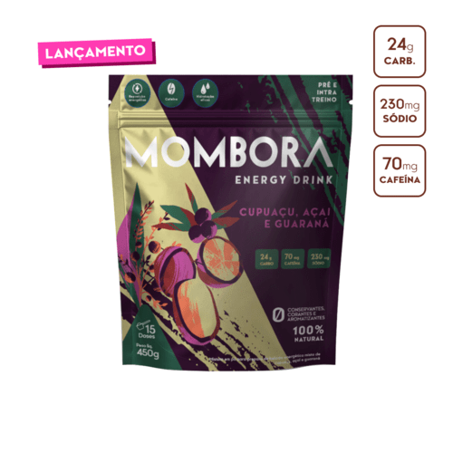 Carbo em pó - Açaí, cupuaçu e guaraná