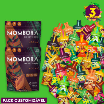 Pack customizável 48 sachês + 2 Carbo em pó Mocha