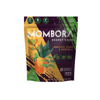 Carbo em pó - Abacaxi, Cajá e hortelã - 450g