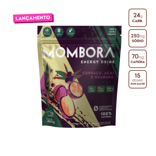 Carbo em pó - Açaí, cupuaçu e guaraná - 450g
