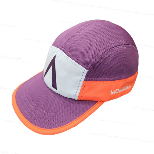 Boné Five Panel - Aba Reta Colorido Roxo