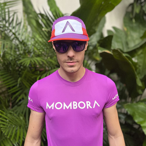 Boné Five Panel - Aba Reta Colorido Roxo