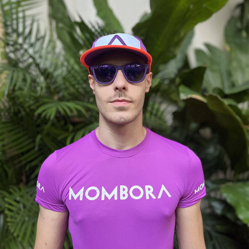 Boné Five Panel - Aba Reta Colorido Roxo