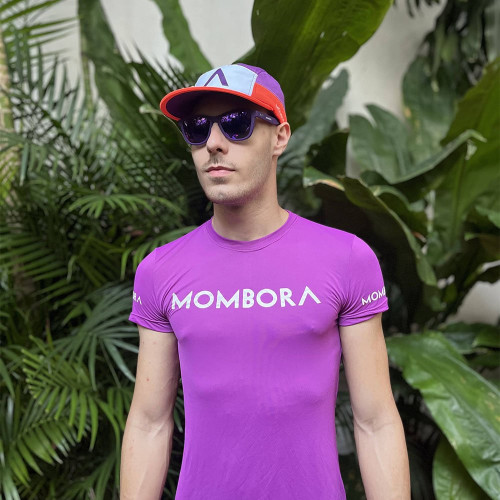 Boné Five Panel - Aba Reta Colorido Roxo