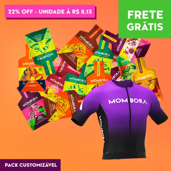 Pack Energia Brasileira: 24 sachês + Jersey Ciclismo